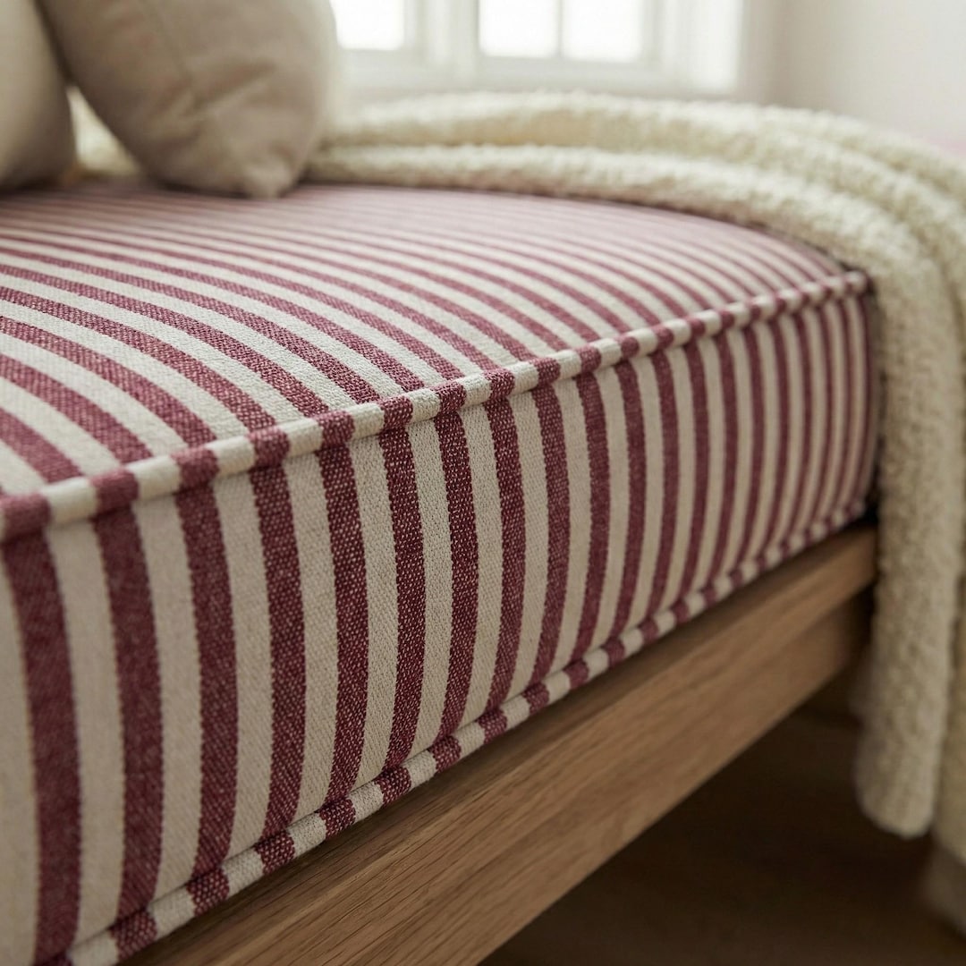 Window bench cushion 17” x 68”