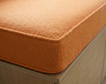 Window Seat Cushion, Custom Indoor Bench Cushion for Corner Window Seating, Built In Bench Cushion Made to Order