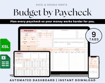 Gehaltsabrechnungstabelle: Digitaler Expense & Bill Tracker ( Google Sheets)