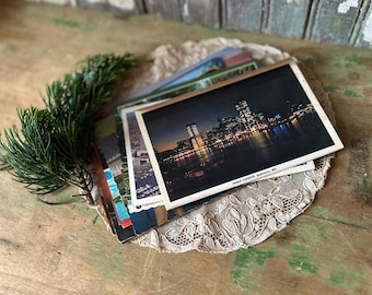 Vintage American Travel Postcard Lot: 1970s-80s Souvenir