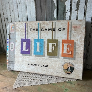 Vintage Game of Life, Complete in Box, Circa 1960
