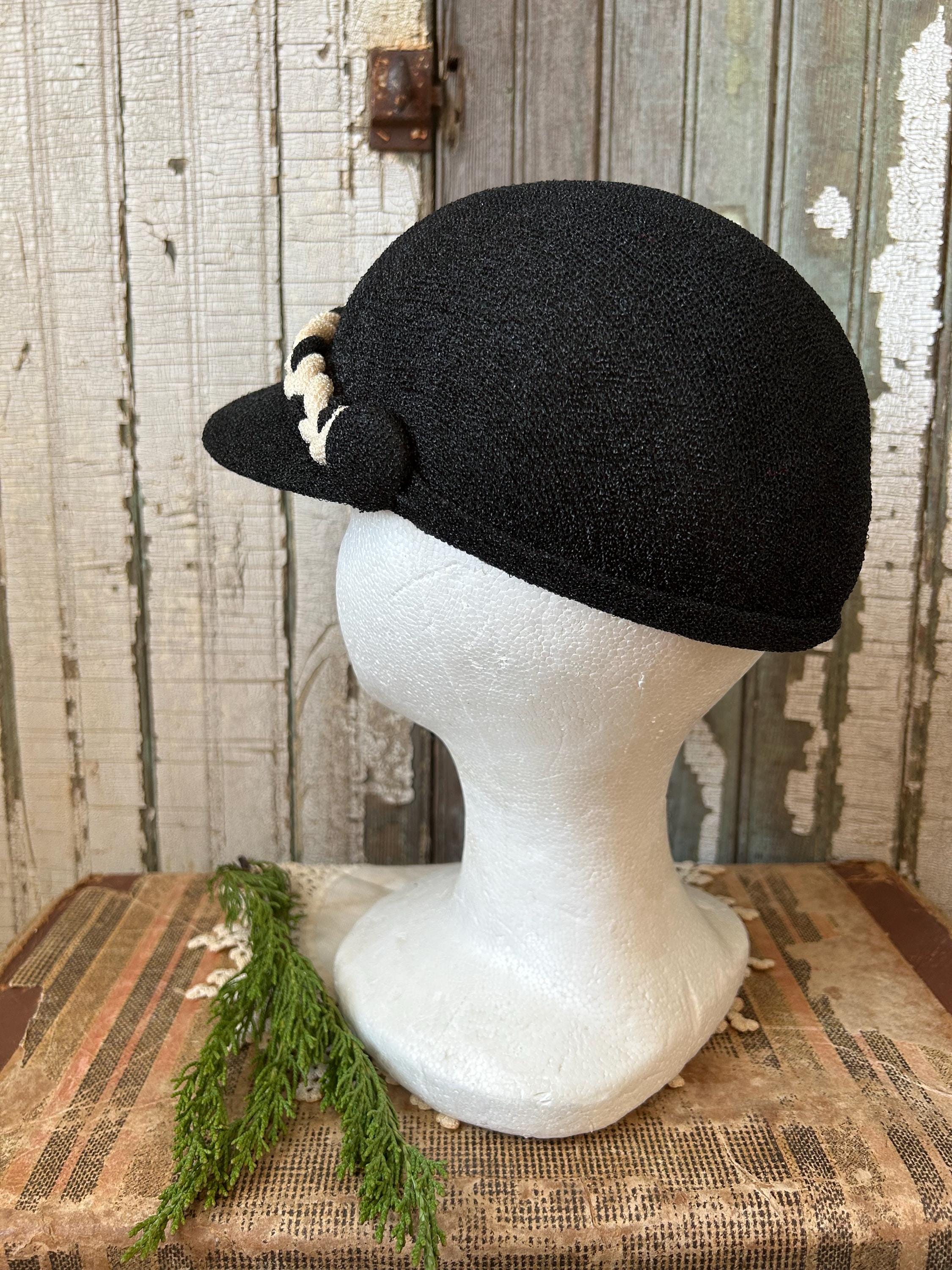 Vintage Jockey Style Cap, Race Track Hat - Etsy