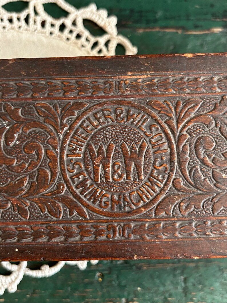 Wheeler & Wilson Sewing Machine Box Antique Etsy