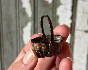 Vintage Dollhouse Miniatures, Lamp, Basket, You Choose