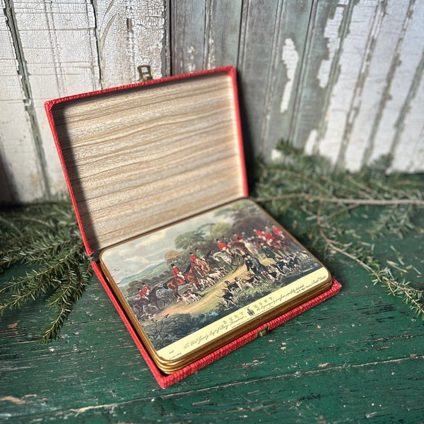 Hunt Scene Placemats Etsy