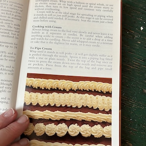 Cream Cakes & Gateaux English Dessert Recipe Book, Found in England image 6