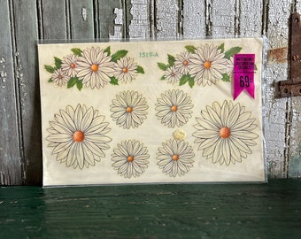 Meyercord Daisy Decorator DECALS, Vintage, 1970’s