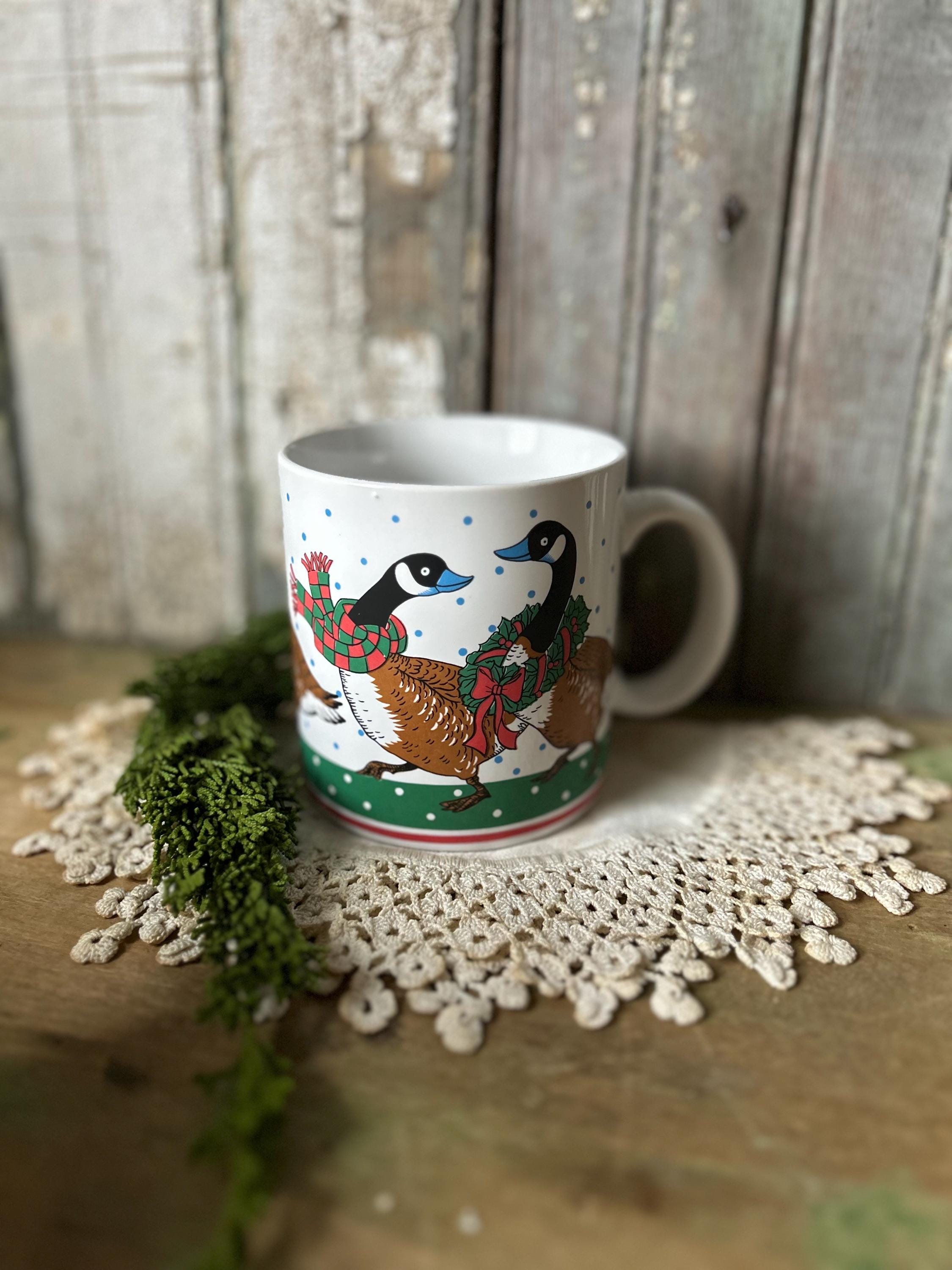 Vintage Christmas Canada Geese Mug, Made in Japan, 1980's - Etsy