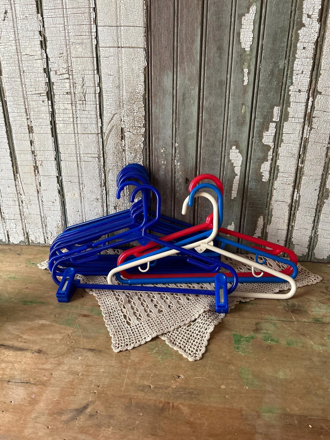 Vintage Lot of 12 Child's Plastic Hangers, Mixed Colors - Etsy