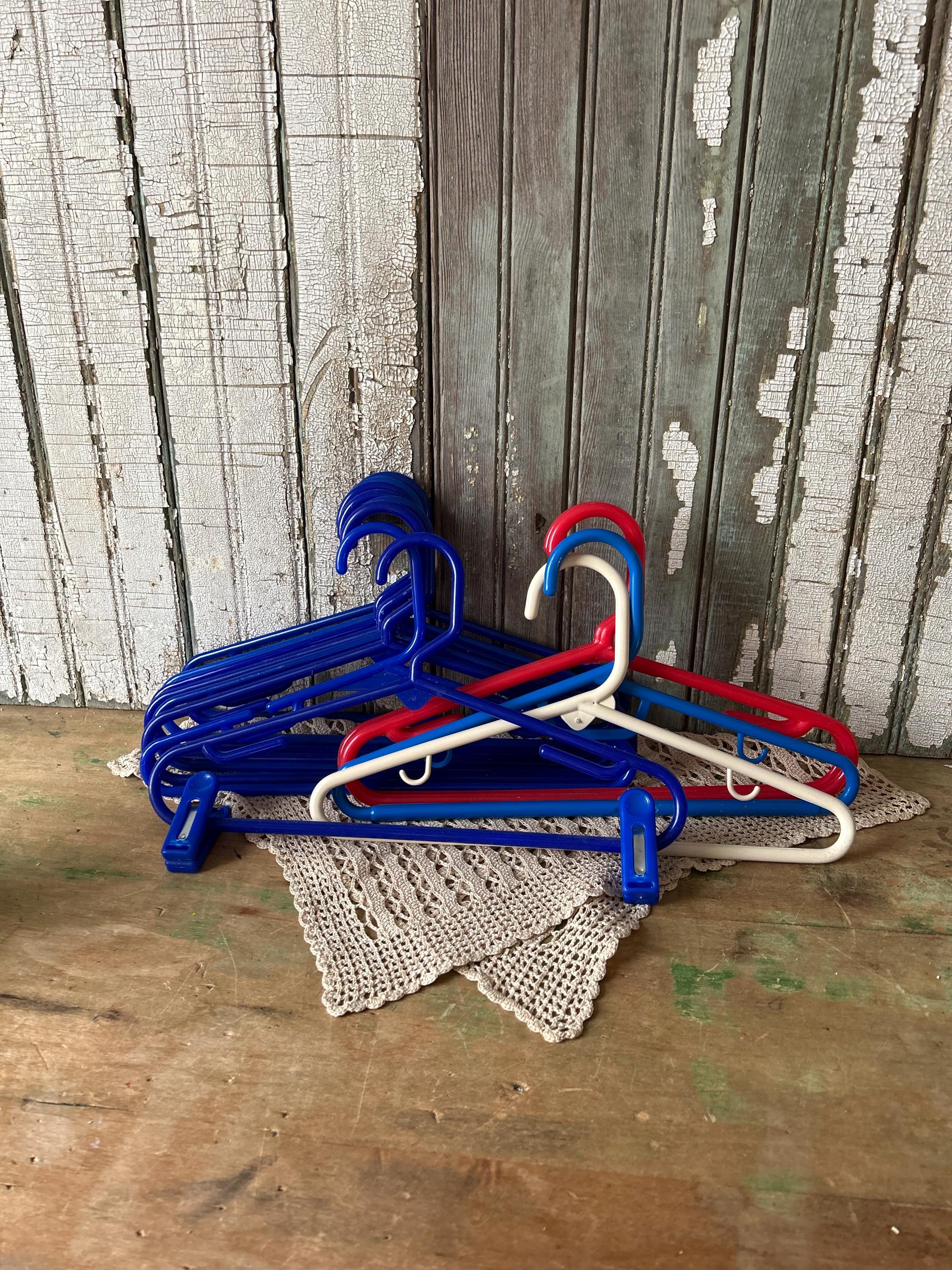Vintage Lot of 12 Child's Plastic Hangers, Mixed Colors - Etsy