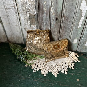 Gold Mesh Whiting and Davis Bag, Case, Early Century