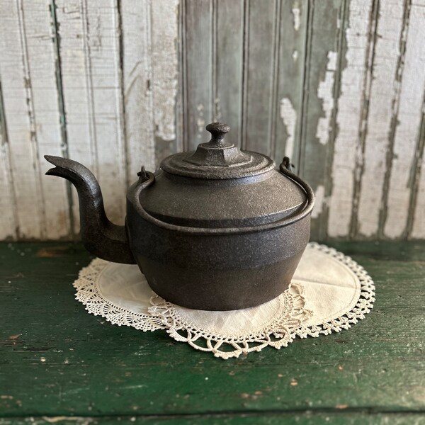 Cast Iron Kettle Etsy