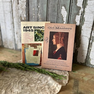 Vintage Paperback Fine Art Books, 1960&#39;s Printings