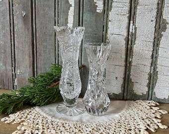 Vaso Per Boccioli In Vetro Soffiato A Mano – Trasparente, Design Vita Stretta, 21x6,5 Cm – Ideale Per Rosa E Tulipano