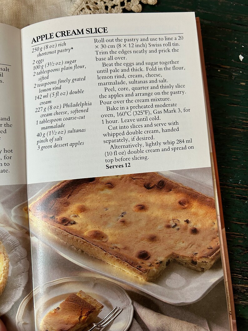 Cream Cakes & Gateaux English Dessert Recipe Book, Found in England image 8