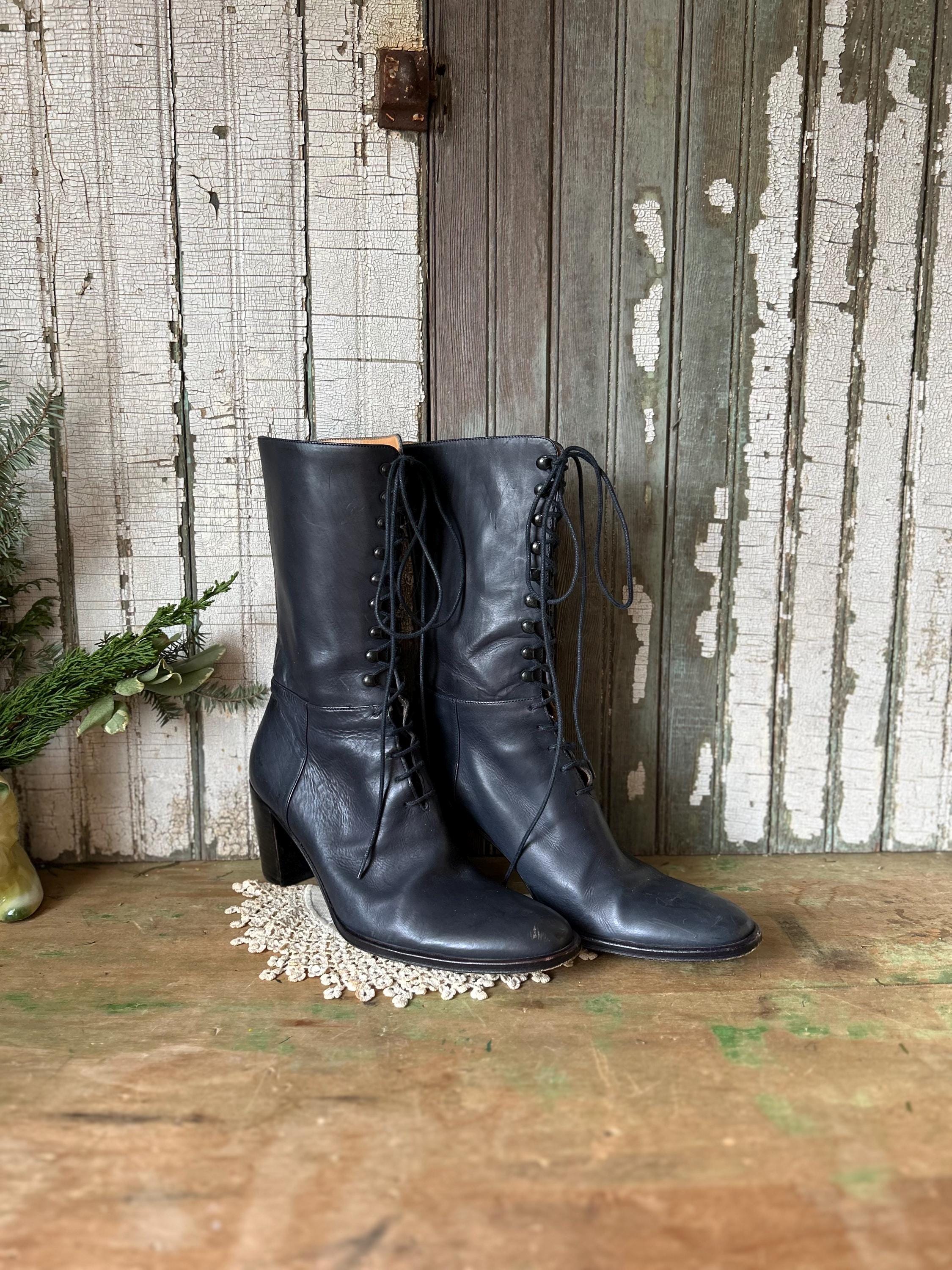 Vintage Burberry Boots - Etsy Canada