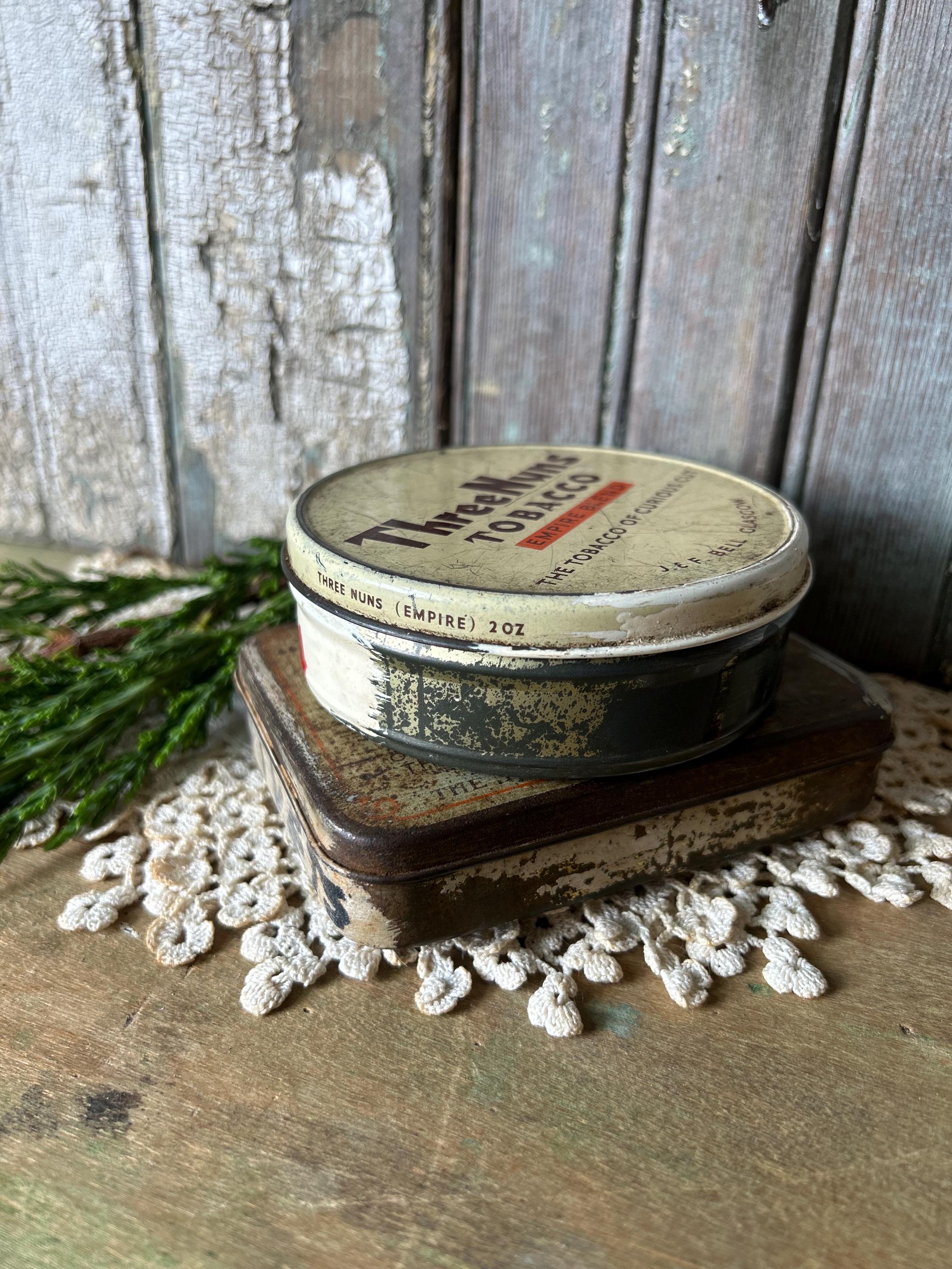 three nuns tobacco tin Vintage Set of Tobacco Three Nuns Tobacco Tins, Found in England