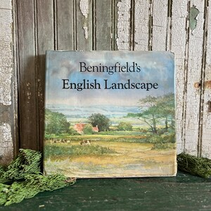 Beningfield's English Landscape, Coffee Table Book, Found in England, Vintage