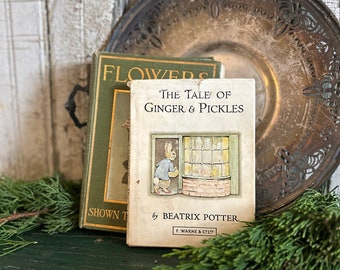 The Tale of Ginger & Pickles Book - Beatrix Potter, Found in England - Vintage