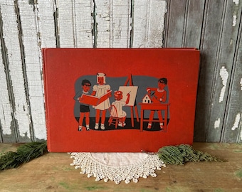 1949 Childcraft Anthology - Vintage Illustrated Kid's Book, Volume