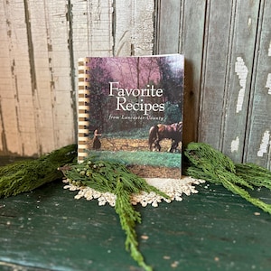 Favorite Recipes From Lancaster County PA Cookbook, Vintage 1990&#39;s