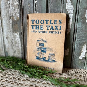 Vintage Children&#39;s Book, Tootles The Taxi, Ladybird, Found in England