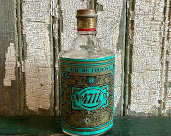 German Cologne Bottle, Vintage, Ornate