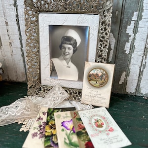 Lot de cartes d'anniversaire allemandes anciennes, 6 au total