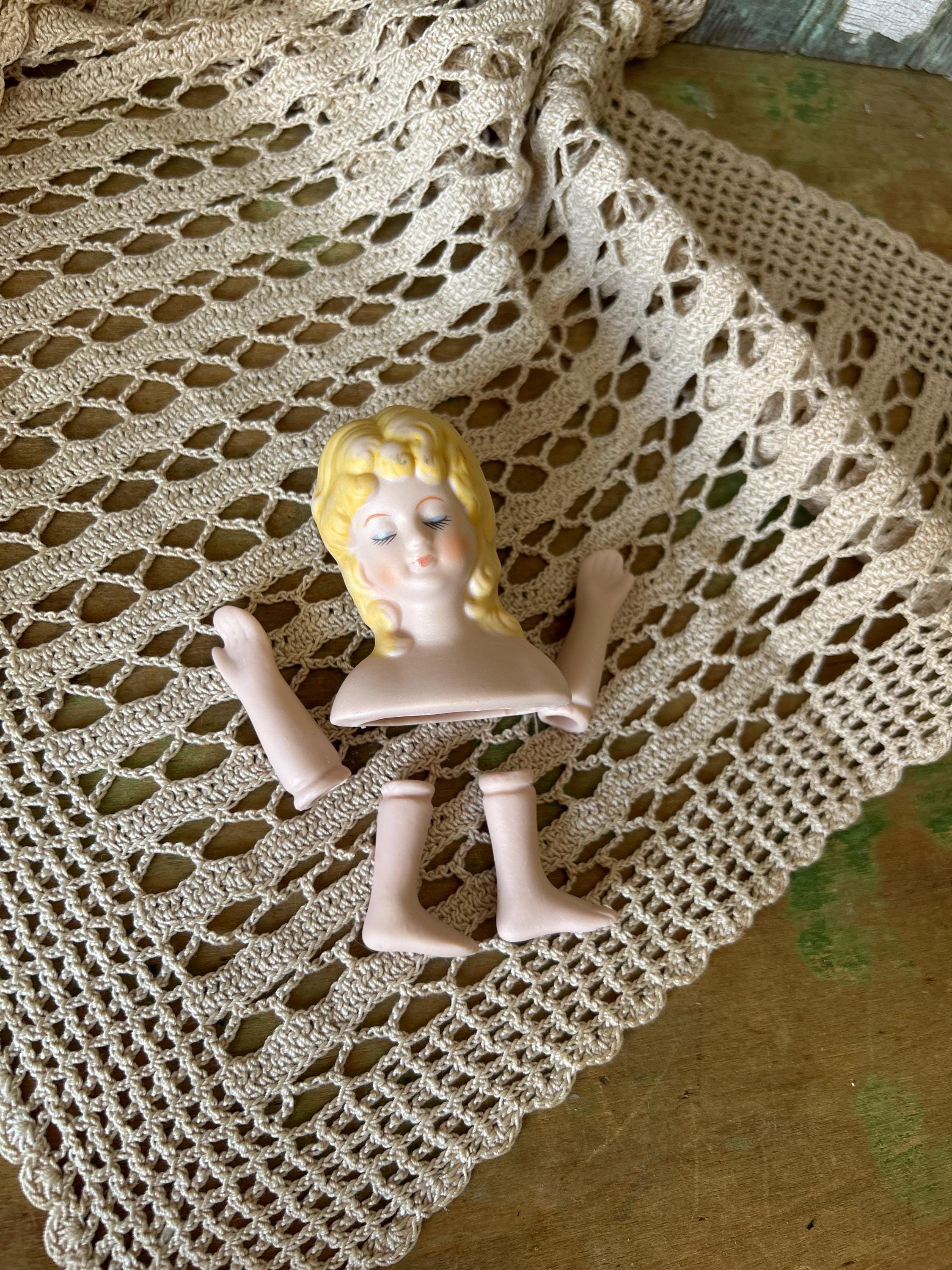 POUPEE ANCIENNE annees 50 tete ceramique ou biscuit* ***efiovi *** EUR