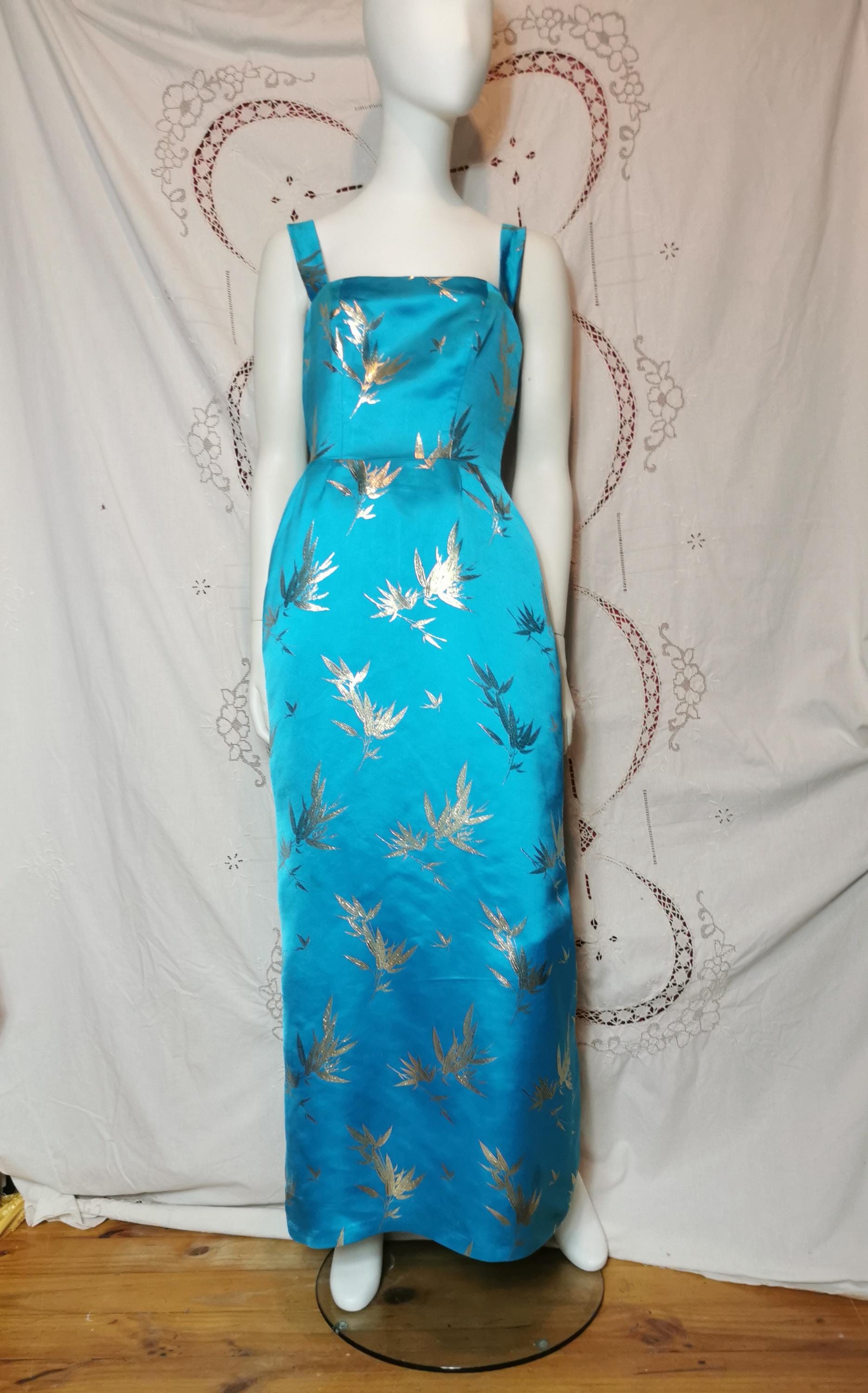 1960s Rayon Dress - Etsy Australia