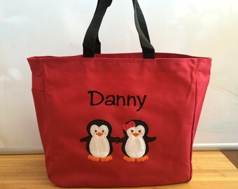 penguin diaper bag