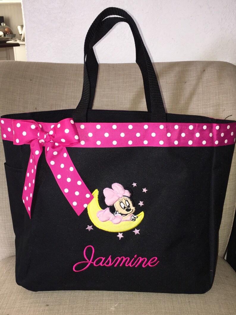 personalized minnie mouse diaper bag