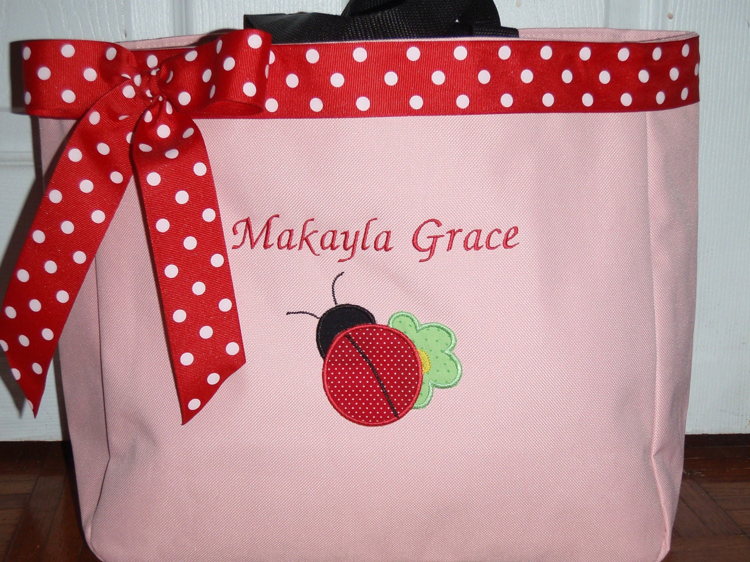 Personalized Ladybug Baby Diaper bag Tote Bag Etsy