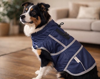 Waterproof Dog Raincoat with Reflective Strips & Adjustable Hood – Lightweight Windproof Dog Jacket for Small to Large Dogs