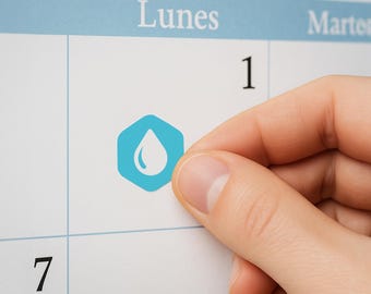 Hydration Tracker Stickers: Water Intake Planner, Wellness Journal (37 Stickers)