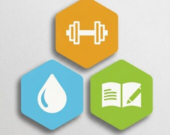 Stickto™ Habit Stickers: Fun & Simple Habit Tracking for Your Planner, Calendar, or Journal