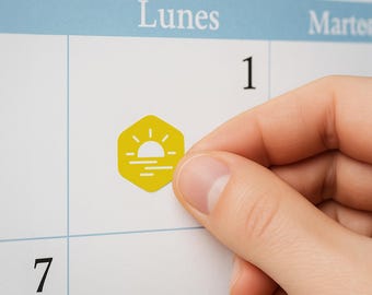 Early Morning Habit Tracker Stickers: Planner Journal Consistency