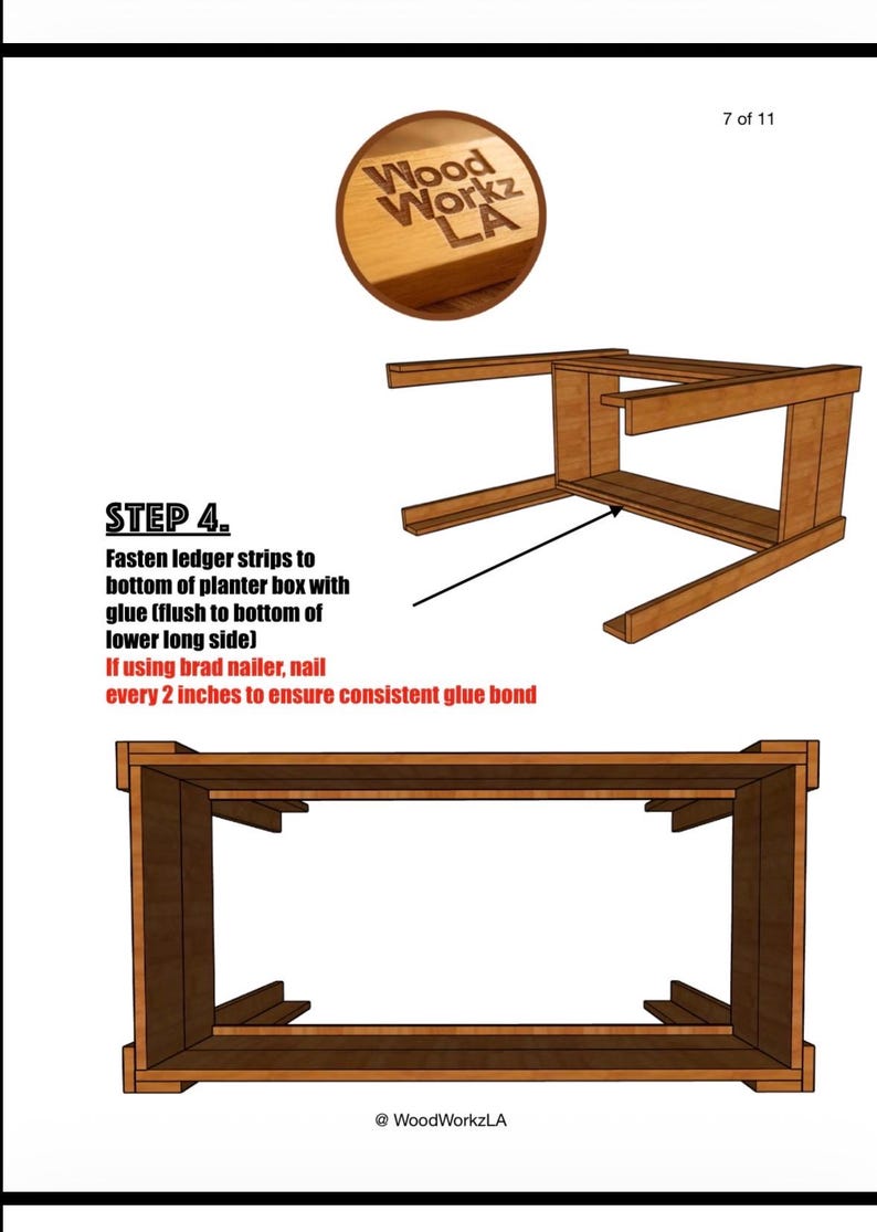 3ft Raised Cedar Planter Box Plans | DIY Outdoor Planter W/ Legs | Easy ...