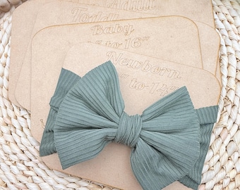 Head wrap stencil set of 4 sizes new born to adult size