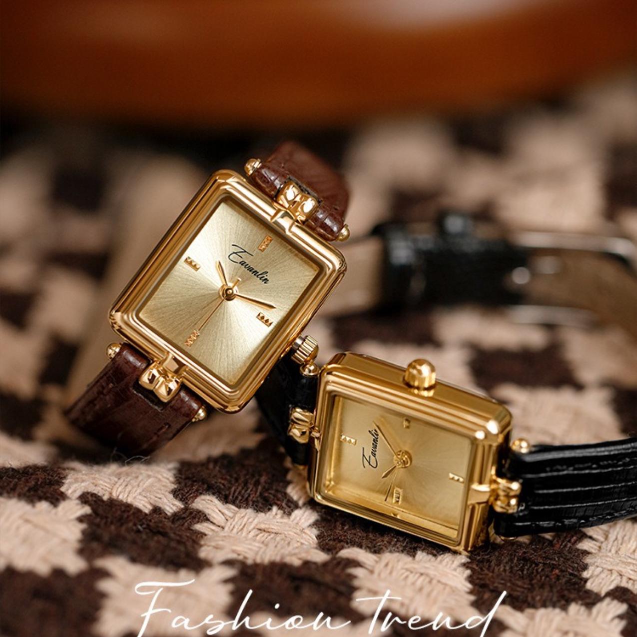 Square Gold Watches for Women - Etsy