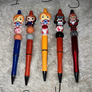Halloween Beaded Pens & Keychains