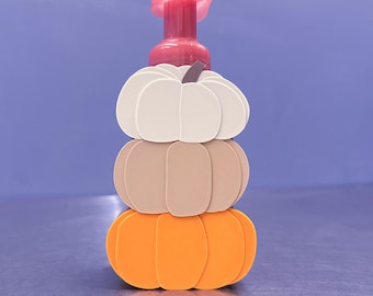 Archivo de impresión 3D para soporte de jabón con forma de calabazas apiladas (STL, 3MF)