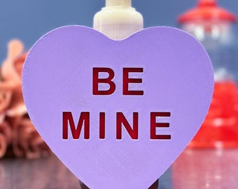 Conversation Hearts Soap Holder STL File | Valentine's Day Decor (3D Digital Download)