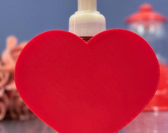 Heart Soap Holder 3D Print File, Valentine's Day Decor (STL, Bambu/Orca 3MF)