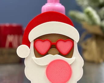 Santa Claus Bubblegum Soap Holder 3D Print File, Christmas Decor (STL, Bambu/Orca 3MF)