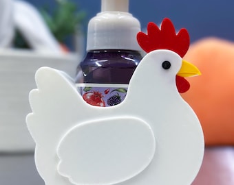 Farmhouse Chicken Soap Holder 3D Print File, Farmhouse Decor (STL, Bambu/Orca 3MF)