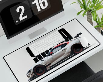 Toyota Supra Race Car Desk Mat | XL Gaming Mouse Pad