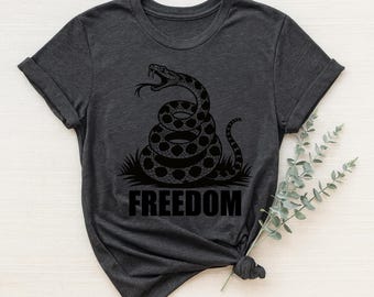 Camiseta unisex con la bandera de Gadsden "Freedom", EE. UU.