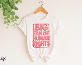 Shirt politiek mensenrechtenprotest, gelijkheid, antiracistisch, uniseks