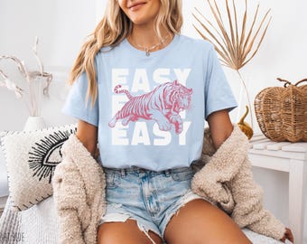 Chemise Easy Tiger : T-shirt unisexe bohème rétro